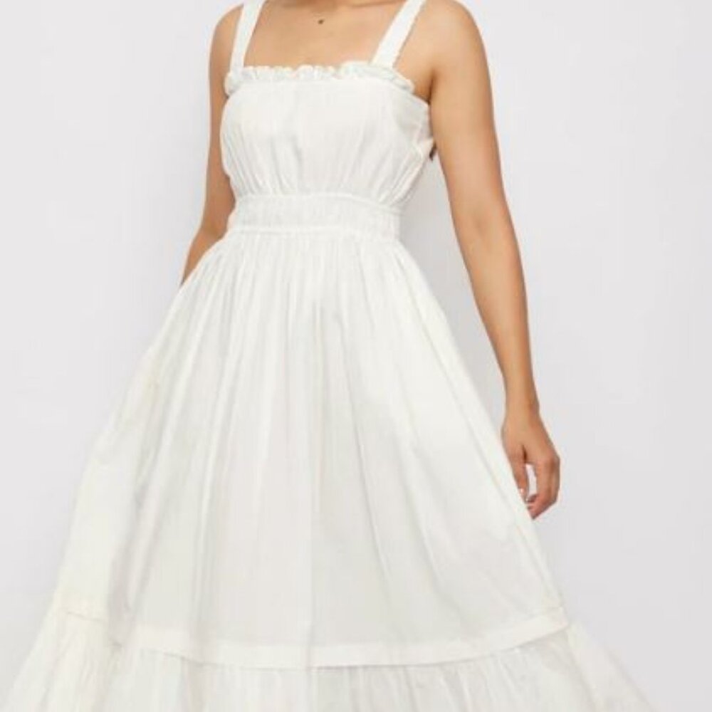EUC Daydress Florence Dress White Size S **PLEASE READ**